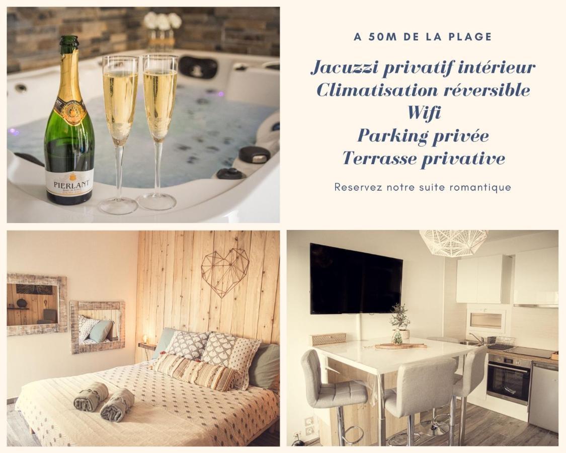 Suite avec Jacuzzi privatif Barcares Plage Le Barcarès Esterno foto